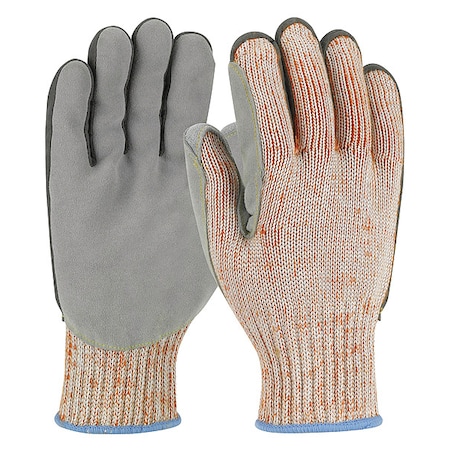Leather Gloves, Cut Level A9 ,Uncoated ,None ,S 1 PR