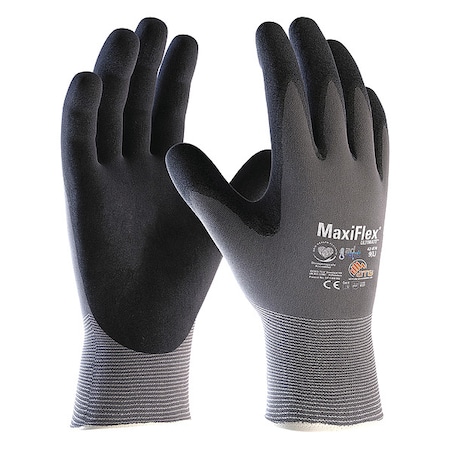 Coated Gloves, Cut Level A1 ,Dipped ,Microporous Nitrile ,Foam ,2XL 12 PK