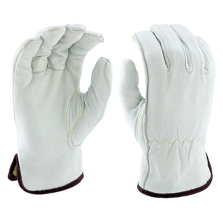 Cut-Resistant Leather Drivers Gloves, Cut Level A4 ,Uncoated ,None ,XL 1 PR