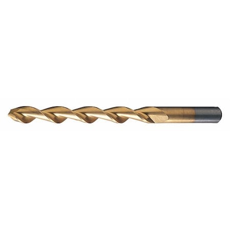 135 Degree Deep Hole Parabolic Jobber Length Drill Chicago-Latrobe 150DH-TN TiN HSS RHS/RHC Let-J
