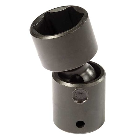 1/2 in Drive Flex Impact Socket 7/8 in Size 6 pt Deep Depth, Black Oxide