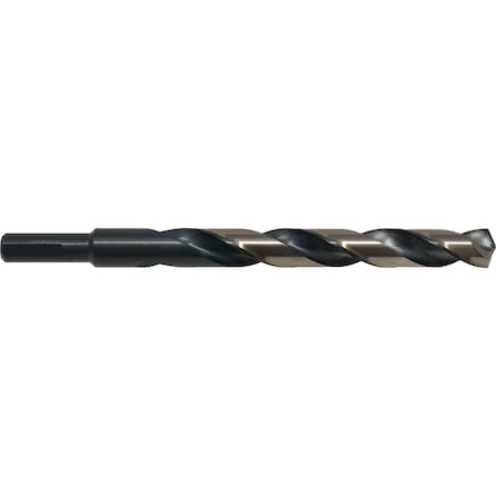 135 Degree Heavy-Duty Jobber Length Drill Cle-Line 1879 Black & Gold HSS RHS/RHC 1/2