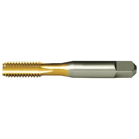 Straight Flute (Hand) Straight Flute Hand Tap, 7/16"-20, Bottoming, UNF, High Speed Steel, 4