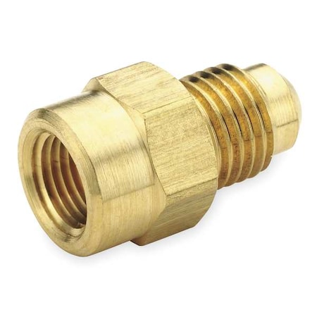 Strt,Brass,Flared1/4",FNPT1/8",PK10