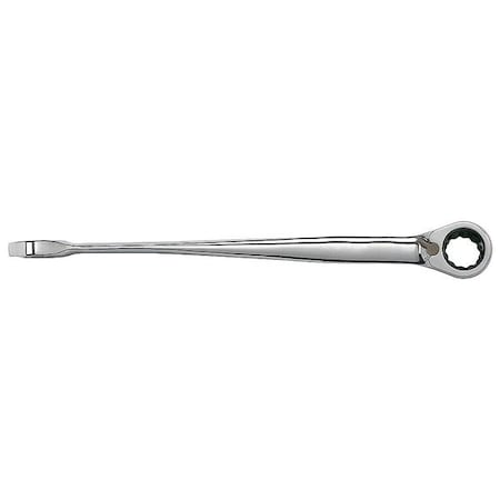 Ratcheting Wrench,Head Size 11/16 in.