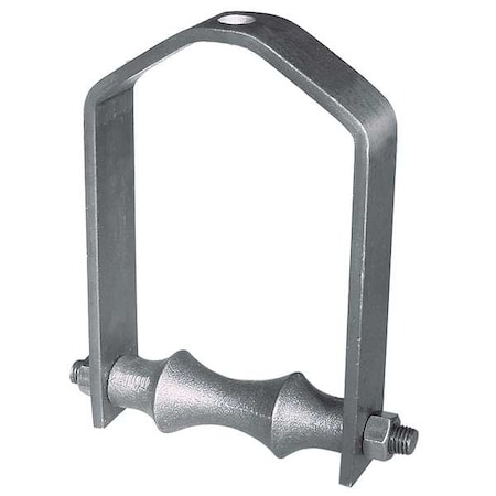 Pipe Roll with Steel Yoke,Cast Iron,6 In