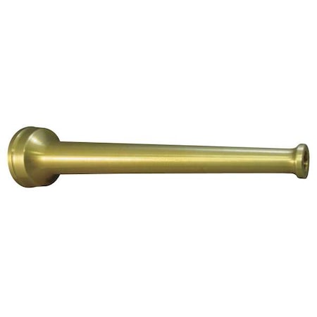 Industrial Fire Hose Nozzle,1 In.,Brass