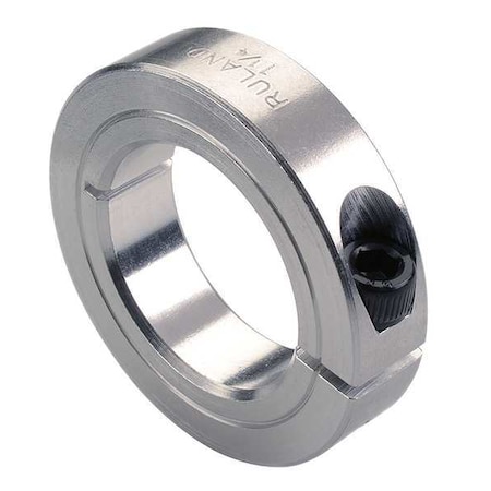 Shaft Collar,Clamp,1Pc,3/4 In,Alum