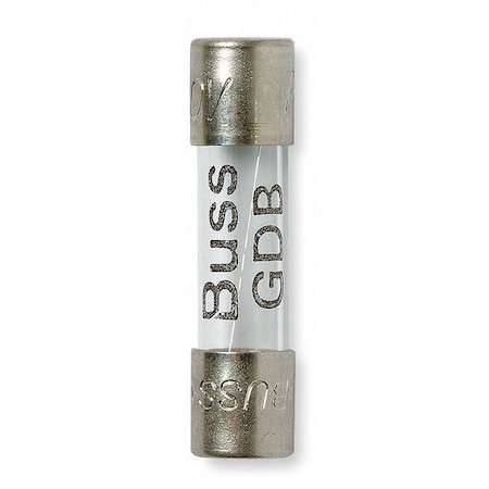 Glass Fuse, 1A, 35A at 250V AC, 5 PK