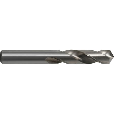 Screw Machine Drill Bit, M Size, 118  Degrees Point Angle, High Speed Steel, Bright Finish