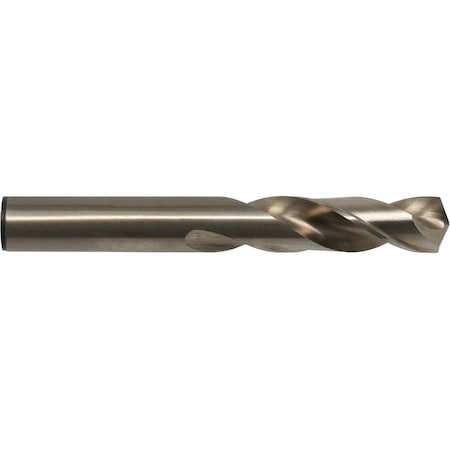 Screw Machine Drill Bit, 5.00 mm Size, 135  Degrees Point Angle, Cobalt, Straw/Bronze Finish