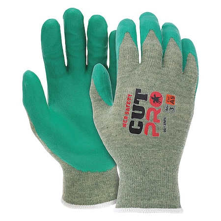 Coated Gloves, Cut Level A6 ,Dipped ,Foam Nitrile ,Sandy ,2XL 12 PK
