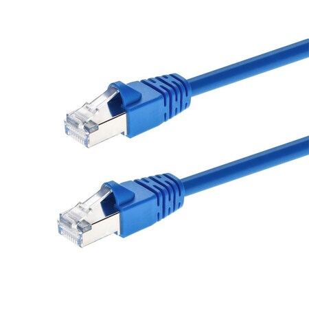 STP Cable, 500MHz, 24AWG, Blue, 20ft