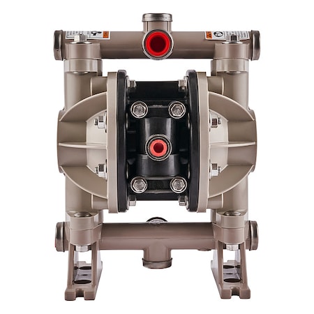 Double Diaphragm Pump, Polypropylene, Air Operated, Urethane, 13 GPM