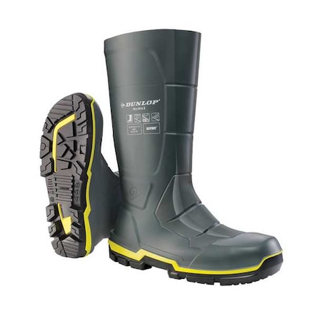 Unisex Acifort MetMax Rubber Boots, Steel Toe, Dark Grey, Men's 8 / Women's 10