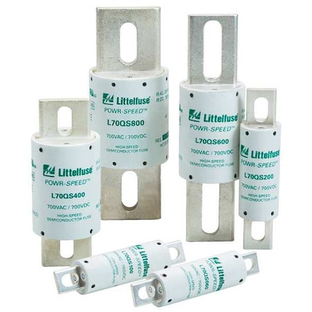 UL Class Fuse, aR Class, L70QS Series, Very Fast-Acting, 35A, 700V AC, Non-Indicating