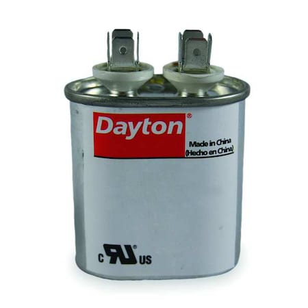 Run Capacitor,12.5 MFD,440V,Oval