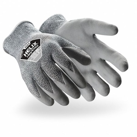 Safety Gloves, Cut Level A5 ,Silicone ,Tacky ,L ( 9 ) 1 PR