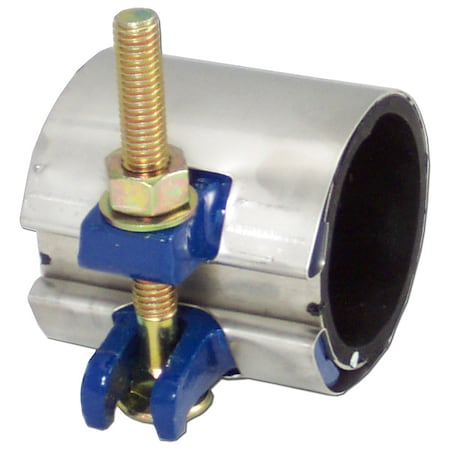 Pipe Repair Clamp,1 7/8"MaxOD,Full Cov