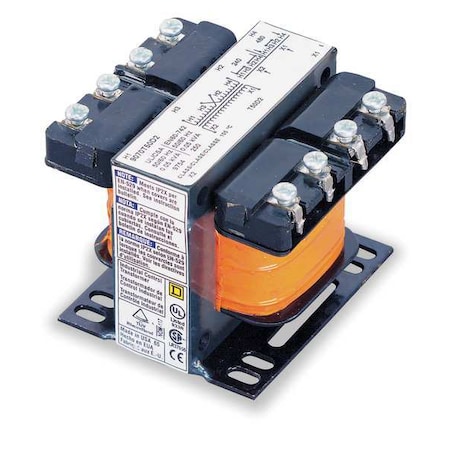 Control Transformer, 50 VA, Not Rated, 24V AC, 208V AC