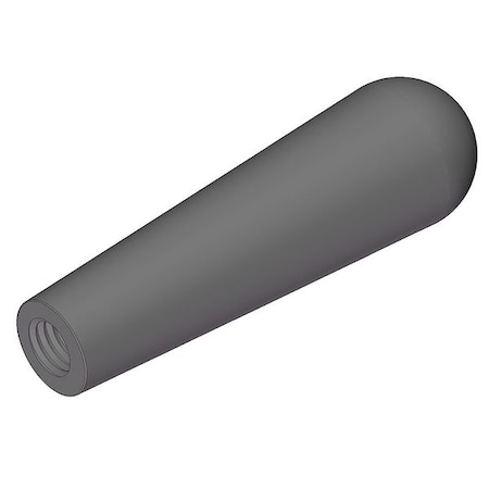 Long Tapered Knob, 1/2-13 Thread Size, 3.875"L, Steel