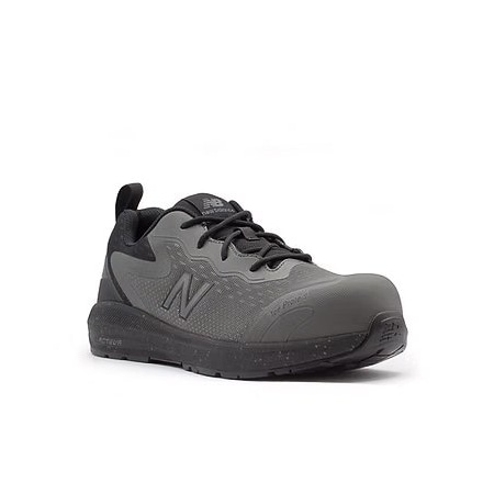 Men's Composite Toe Athletic Shoe, Black/Gray, 12, D, MIDLOGIGS