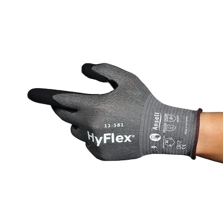 Knit Gloves, Cut Level A6 ,Nitrile ,Sandy ,2XL 1 PR