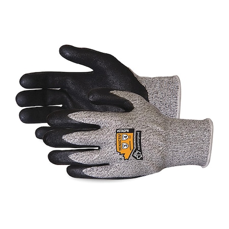 Cut-Resistant Gloves, Cut Level A5 ,Nitrile ,Smooth ,6 1 PR
