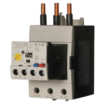 Overload Relay, 1NC/1NO, 20 A Min current, 100 A Max current