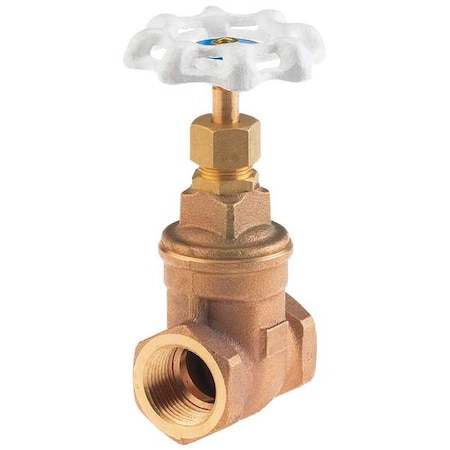 Gate Valve,1-1/2 In.,Bronze