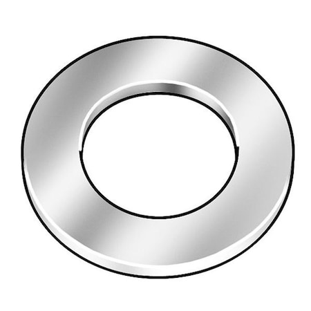 Flat Washer, For Screw Size M12 ,Alloy Steel Plain Finish, 10 PK