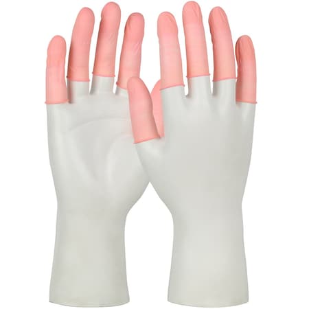 Finger Cots, Pink, Latex, M, PK720