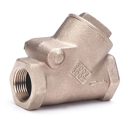 2" FNPT Bronze Swing Y Check Valve
