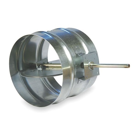 Volume Control Damper,8-1/4"D,8"Duct Dia