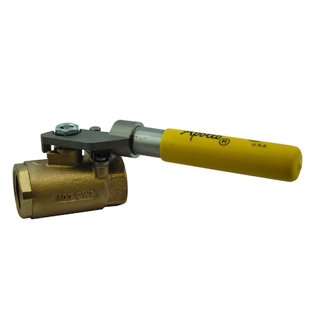 1/4" FNPT Bronze Ball Valve Inline