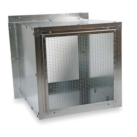Wall Housing,Galv Steel,For 24 In Fan