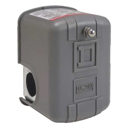 A/C Pressure Switch, Standard, DPST, 1 Ports, 1/4" FNPS, 40 to 150 psi Range, Polypropylene