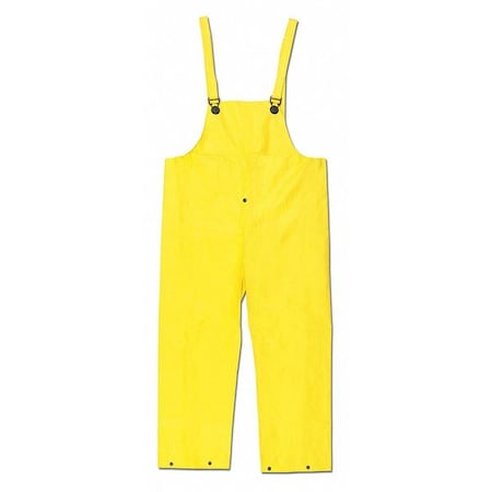 Wizard .28Mm Pvc Nylon Pvc Fr,S, PVC/Nylon, 26-1/2" Inseam, 44" Waist, Yellow, S