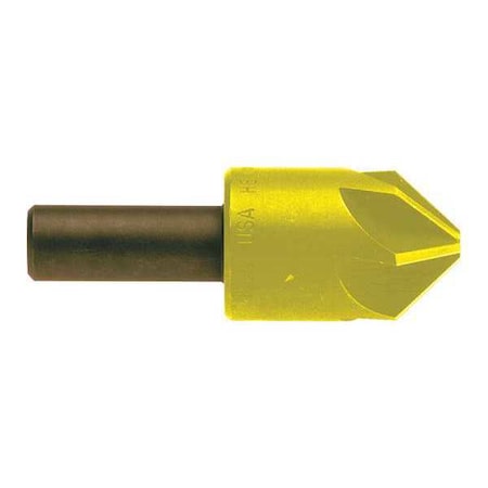 Countersink,6 FL,90 Deg,5/8,Cobalt,TiN