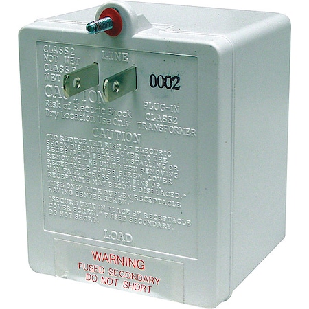 Plug-in Transformr,115V In,16.5V Out,50V
