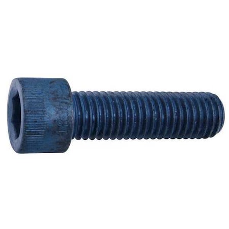 M3-0.50 Socket Head Cap Screw, Socket, Blue Phosphate Alloy Steel, 8 mm Length, 50 PK