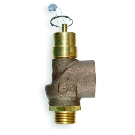 Air Safety Valve,1/2 In Inlet, 125 psi
