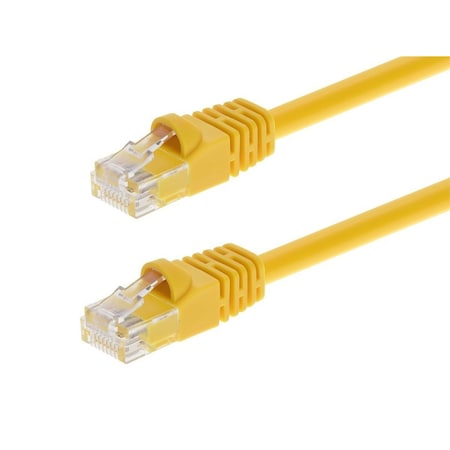Ethernet Cable,Cat 6,Yellow,10 ft.