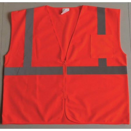 U-Block Vest, Class2 Orange/Red, L