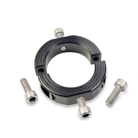Mountable Collar, 2pc Clamp, Bore 30mm, Anod Aluminum, OD 54mm