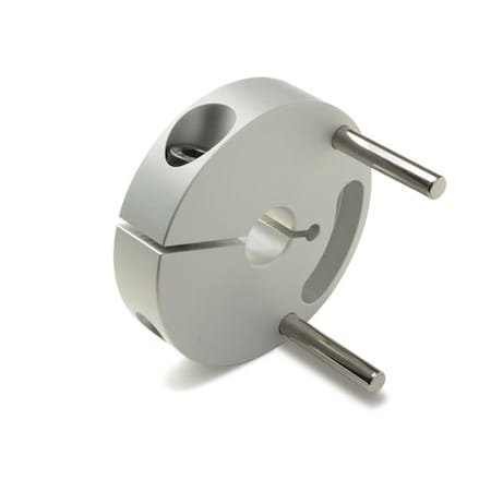 CntrlFlx Cplng Hub, Double, Bore 10mm, OD56.0mm, Aluminum,MCPRD56-10-A