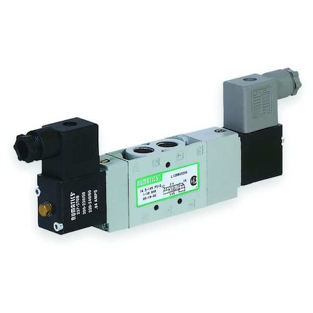 Solenoid Air Control Valve,3/8 In,120VAC