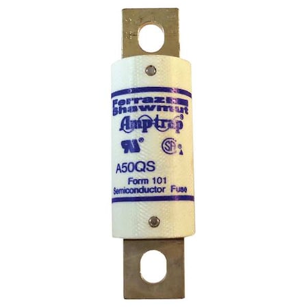Semiconductor Fuse, 60A, Fast-Acting, 500V AC, Bolt-On