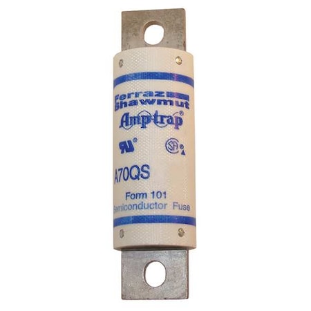 Semiconductor Fuse, 175A, Fast-Acting, 700V AC, Bolt-On