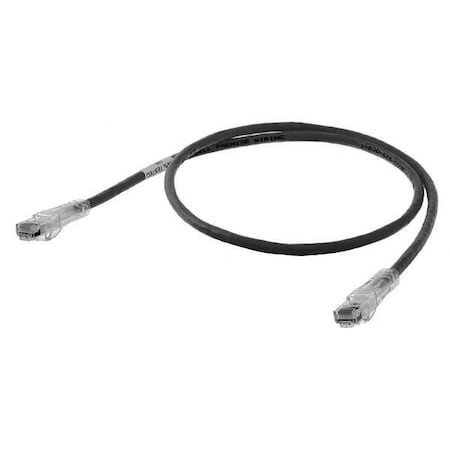 Ethernet Cable,Cat 6,Black,3 ft.